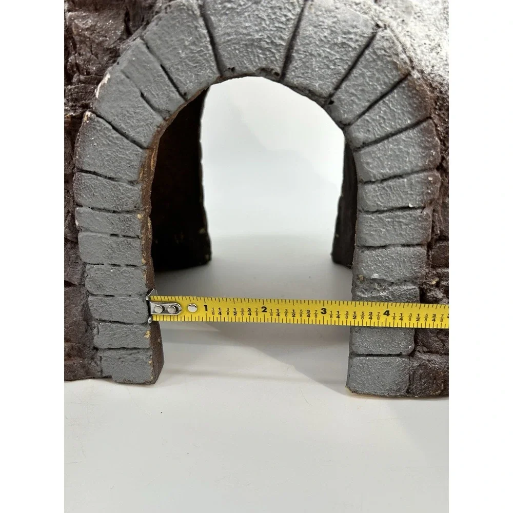 Vintage Dept 56 Snow Village Mountain Train Tunnel 5258-2 Ho Scale Train Tunnel